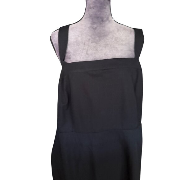 Future Collective Black Sleeveless Maxi Dress By Jenny Lopez Size 26 Cotton & Ra - Picture 5 of 6